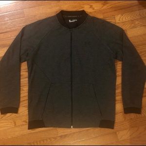 Under Armour Zip-Up Sweater | Gray and Black